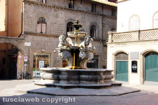 Viterbo - La fontana di piazza delle erbe