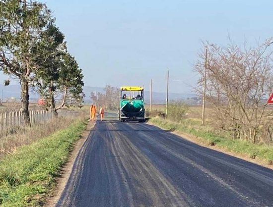 Viterbo - I lavori in strada Sterpaio