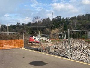 Viterbo - Valle Faul - Lavori di copertura dell'Urcionio