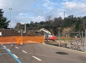 Viterbo - Valle Faul - Lavori di copertura dell'Urcionio