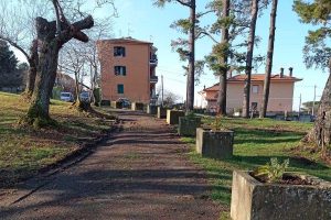 Viterbo - I lavori al parco Norma Cossetto