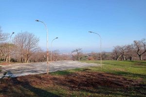 Viterbo - I lavori al parco Norma Cossetto