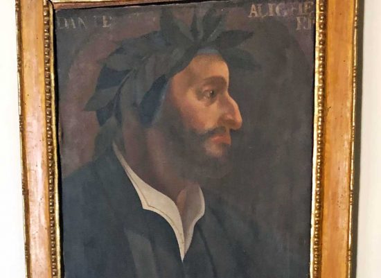 Orvieto - Il quadro di Dante con la barba