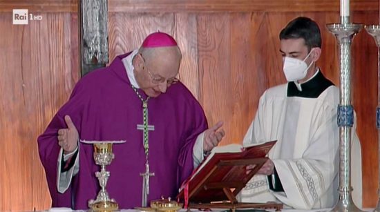 Viterbo - La messa in diretta Rai