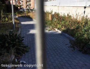 Viterbo - La strada pedonale a via Monte Nevoso