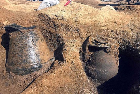 Montalto di Castro - Le tre tombe trovate a Vulci