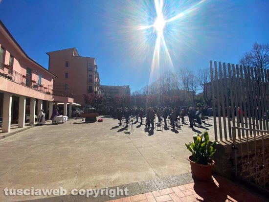 Viterbo - I funerali di Sergio Riccardi