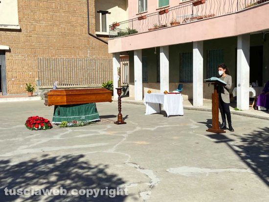 Viterbo - I funerali di Sergio Riccardi