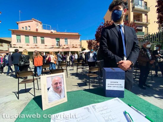 Viterbo - I funerali di Sergio Riccardi
