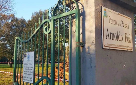 Vetralla - Nuovi alberi al Parco della poesia A. Foà