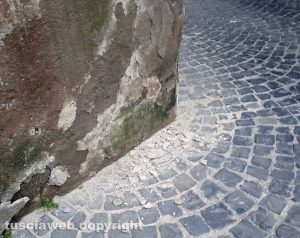 Calcinacci nel centro storico di Vallerano