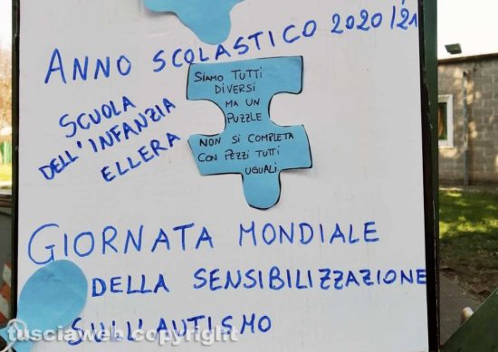 Viterbo - Giornata mondiale della sensibilizzazione sull'autismo alla scuola Ellera