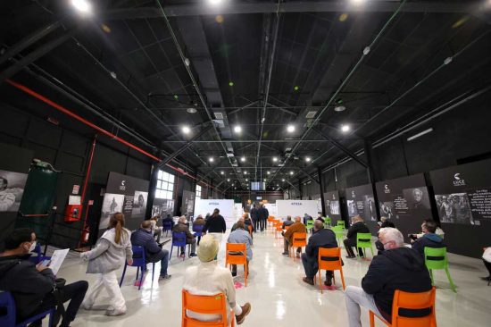 L’hub vaccinale di Cinecittà