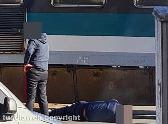 Vignanello - Uomo colpito di striscio dal treno