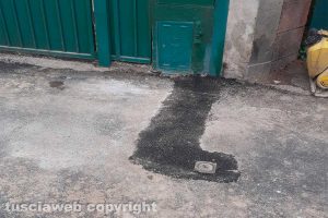 Viterbo - Il tratto di via Piave