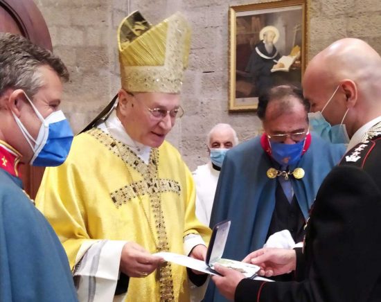 Viterbo - Conferita la medaglia costantiniana al colonnello Andrea Antonazzo