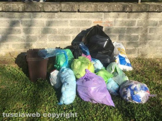 Rifiuti a ridosso delle case sulla Sp Lubrianese