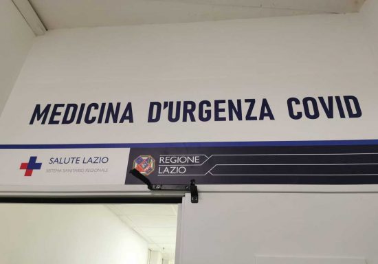 Anzio - Il reparto di medicina d'urgenza Covid