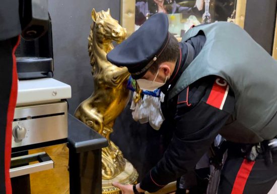 L'operazione dei carabinieri di Frascati
