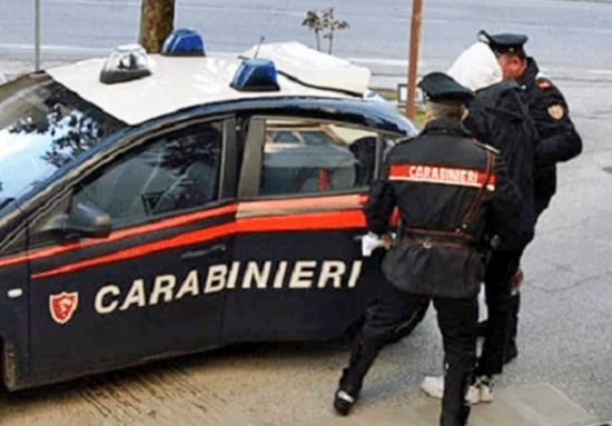 Un arresto dei carabinieri
