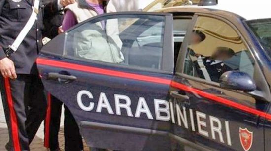 Un arresto dei carabinieri