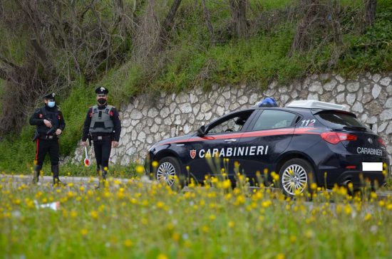 Controlli anti-Covid dei carabinieri