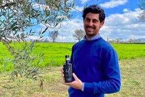 Giorgio Grani e l'olio "Il Signorino dop"