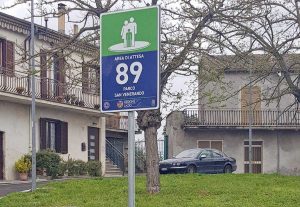 Viterbo - Segnaletica d'emergenza per calamità