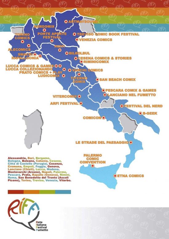 Vitercomix nella Rete italiana festival fumetto (Riff)