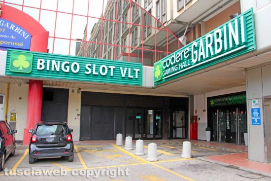 Viterbo - La sala Bingo di via Garbini