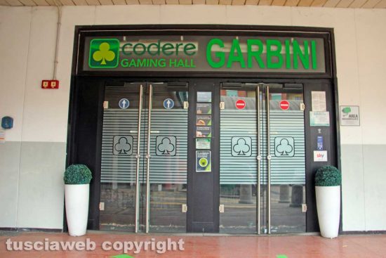 Viterbo - La sala Bingo di via Garbini