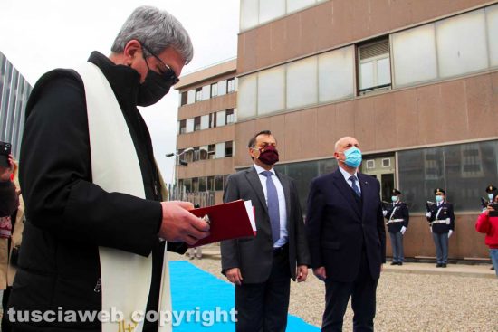 Viterbo - Questura - Don Flavio Valeri, Giancarlo Sant'Elia e Giovanni Bruno 