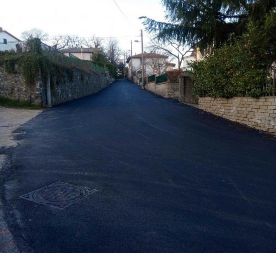 Viterbo - Alcune delle asfaltature nelle frazioni