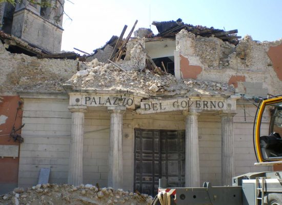 L’Aquila - Le macerie dopo il terremoto