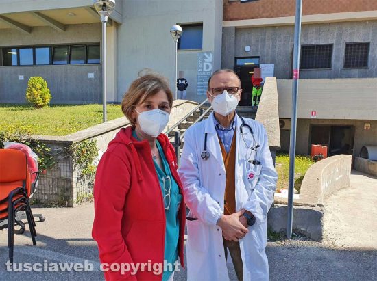 Viterbo - Ospedale Belcolle - Annarita Dionisi e Luciano Caterini