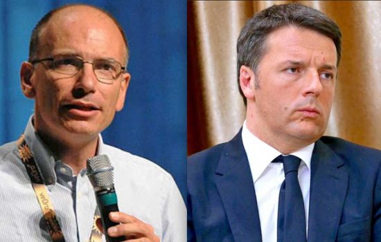 Enrico Letta e Matteo Renzi