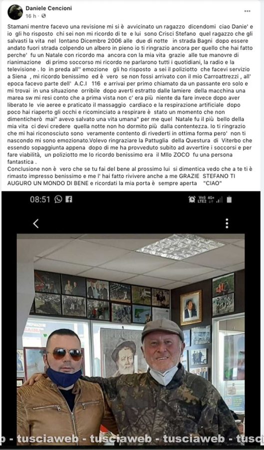 Il post di Daniele Cencioni