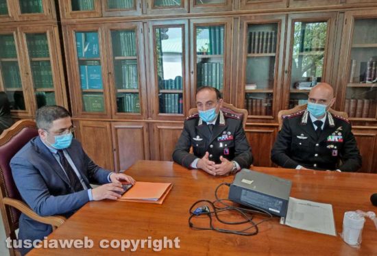 Viterbo - La conferenza stampa in procura