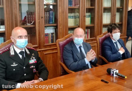 Viterbo - La conferenza stampa in procura