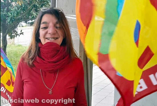 Viterbo - Elisa Bianchini dell'Usb