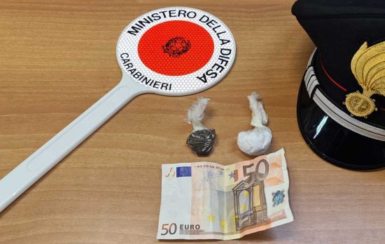 Rieti - La droga sequestrata dai carabinieri