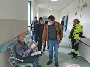 Frosinone - Alessio D'Amato visita i centri vaccinali Asl