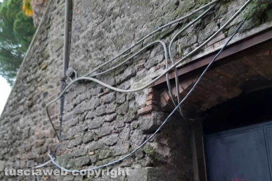Viterbo - I cavi lungo via del Ganfione