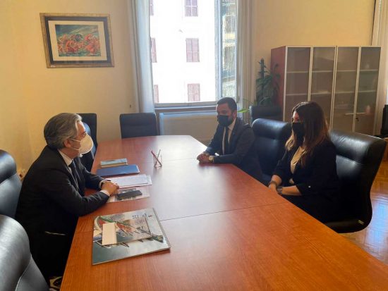 Battistoni (FI) riceve delegazione Comune di Montalto