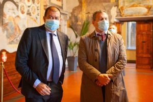 Tarquinia - Massimo Osanna e Alessandro Giulivi