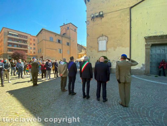 Viterbo - La celebrazione del 25 aprile in piazza dei caduti