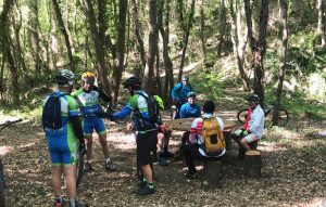I ciclisti dell'associazione Orte greenway