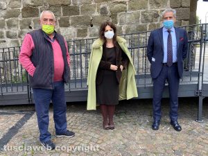 Viterbo - Antonio Scardozzi, Laura Allegrini e Giovanni Arena