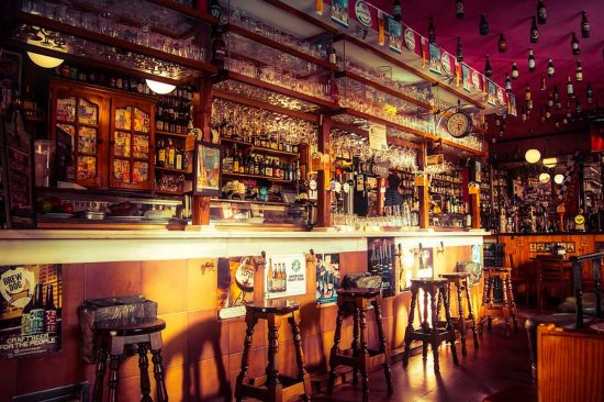 Il bancone di un bar
