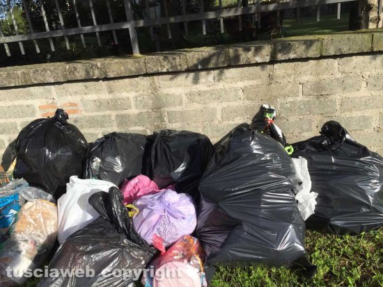 Rifiuti a ridosso delle case sulla Sp Lubrianese